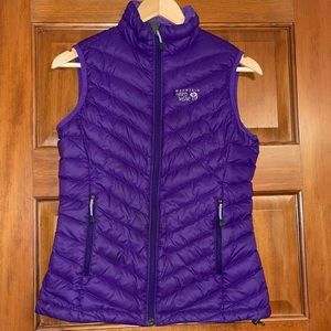Mountain Hardwear Purple Puffy Vest